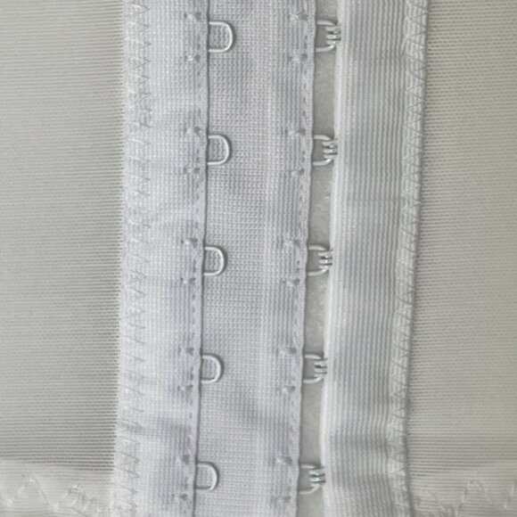 Carnival Lace Bustier Corset Boning Bridal Lingerie Size 34D white Wedding VTG - Picture 13 of 14